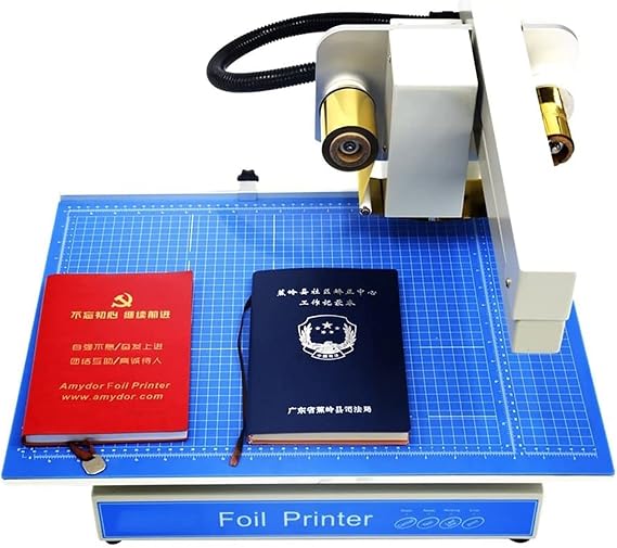 Fully Automatic Digital Hot Foil Stamping Machine with Moveable X/Y Axis, Plateless Hot Stamping and Automatic Paper Feeding, Maximum Print Size 250x300mm.