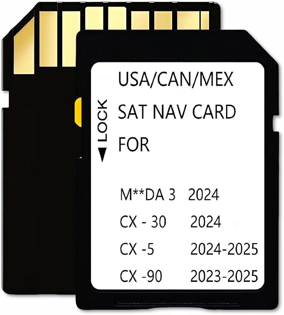 2025 Navigation sd Card KMV666EZ1C for Mazda CX5 /CX-30/CX90/ 3 Latest Maps