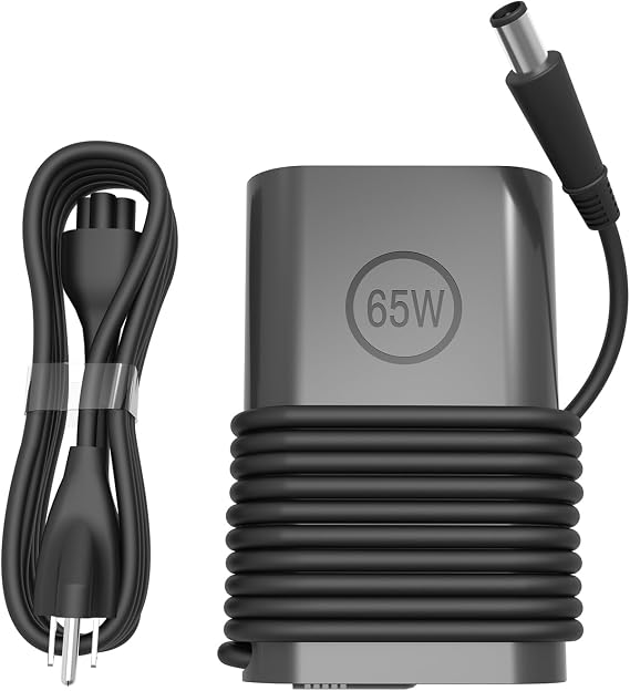 HBONY 65W AC Adapter Compatible with Dell Laptop Charger,Latitude 5400 5500 5480 5490 5580 5590 7400 7480 7490 7290 7280 E5400 E5420 E5450 E5470 E6420 E6430 E7470 Computer Power Cord 19.5V 3.34A