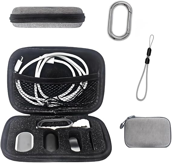 PLAUD NotePin AI Compatible Voice Recorder Case, Storage Case, RemeeHi, Protective Storage Case, For Travel, Shockproof, Drop Prevention, Waterproof, Dustproof, Scratch-Resistant, PLAUD NotePin AI Case, Capsule Type Compatible