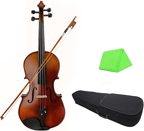 Violin 16inch Electric Viola EQ Spruce Wood Mapel Bridge Ebony Chinrest with Bow Carry Box for Instrument
