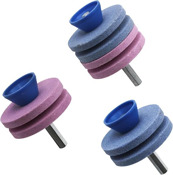 Professional Grades Multi Levels Sharpening Systems with Sandstone Grinding Discs for Agricultural Power Tool Garden Equipment Sharpening