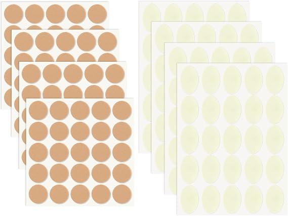 200 Pieces Earring Support Patches, BENBO Earring Lifters for Earlobe Support Pads Foam Ear Lobe Support Tape Waterproof Lifting Patches Earring Backs for Droopy Ears Heavy Earrings (2 Types)