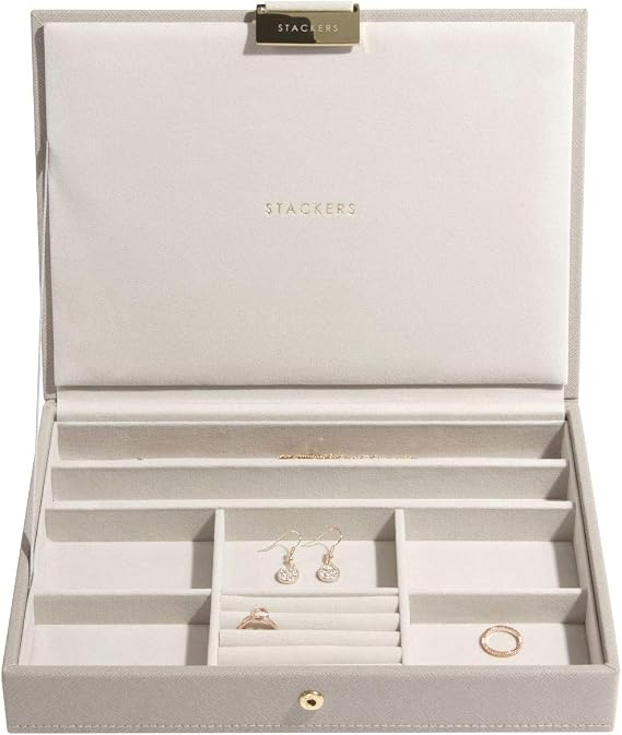 Stackers Taupe Classic Medium Jewellery Box Lid