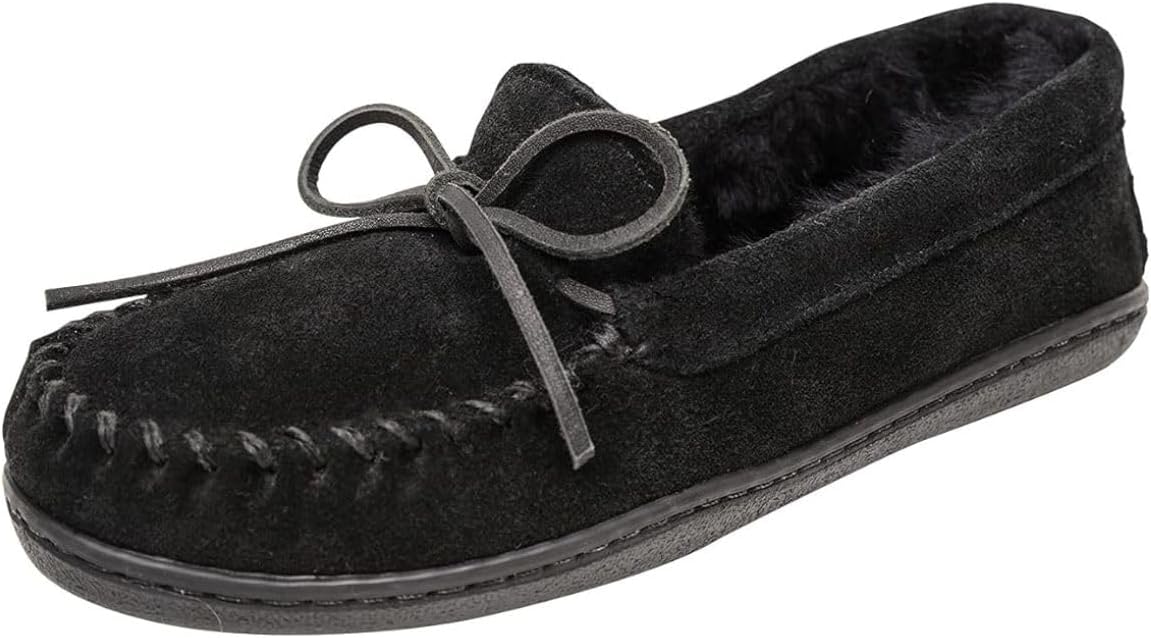 Minnetonka womens Sheepskin Hardsole Moc