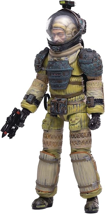 Hiya Toys Alien: Kane in Spacesuit 1:18 Scale Figure,Multicolor