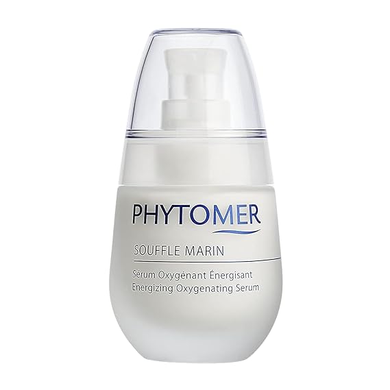 Phytomer Face Serum for Dull Skin Oxygenating Energizing (30 ml) | Anti-pollution marine formula with Armeria Maritima for fresh glowing complexion, all types, cruelty-free