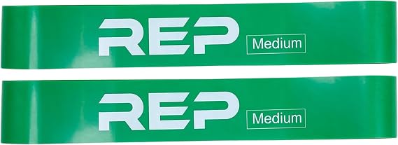 REP Fitness Short Resistance Bands for Strength and Conditioning. Multiple Resistance Levels Available from 5-230lbs. Sold as a Pair. 12" Length.