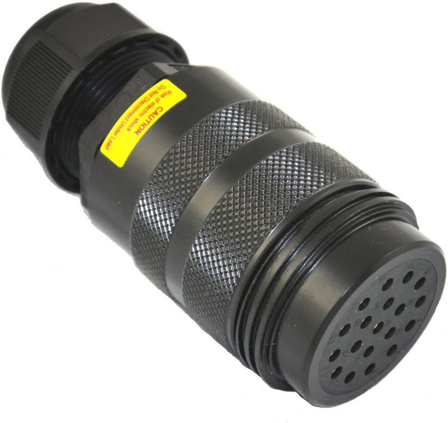 Dream Leap 19 Pin Water Resistant IP66 Female Connector Compatible with Socapex 419 and Veam VSC connectors Break-Out Female, 6 Circuit, Multi-Cable, Connector