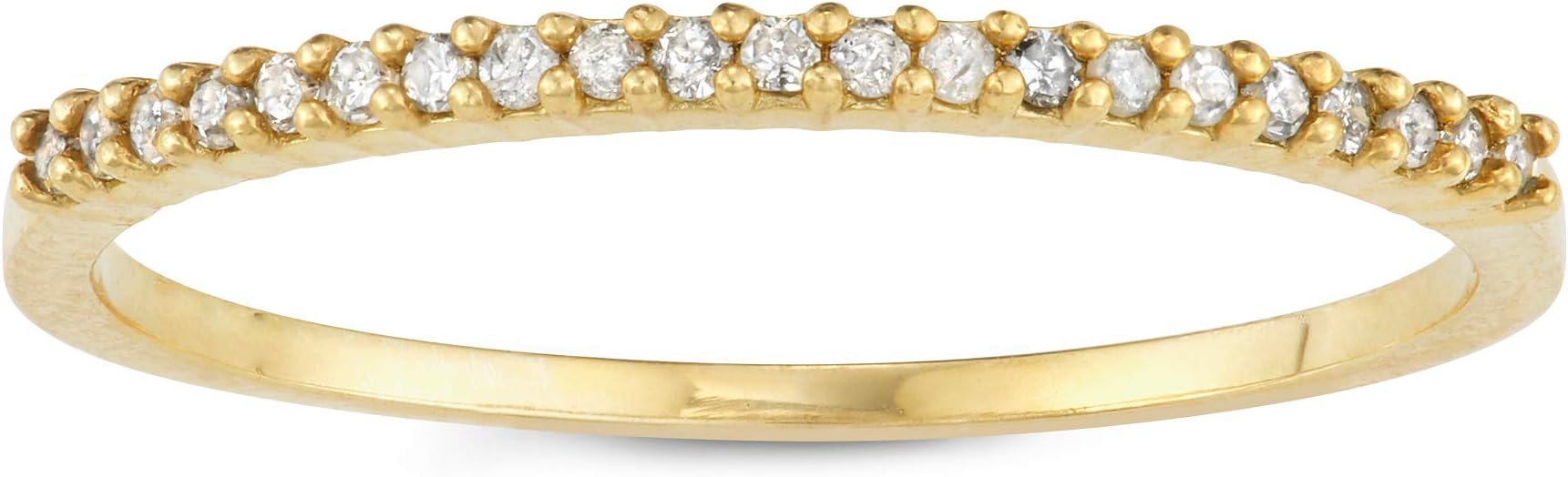 Tiara 10K Gold .1 CTTW Diamond Band