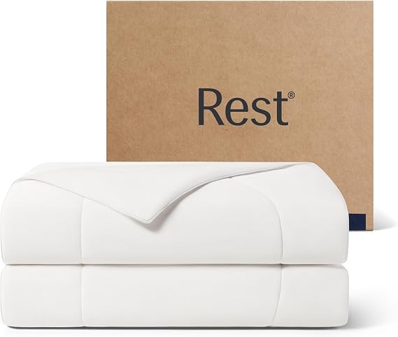 REST Evercool Cooling Comforter Blanket for Hot Sleepers, Twin/Twin XL