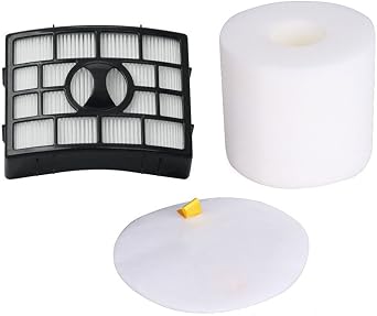 NV752 NV650 AZ1002 Shark Vacuum Filter Replacement for Shark Rotator Powered Lift-Away Vacuum NV650W, NV651, NV652, NV750W, NV751, NV831, NV835, AX950, AZ1000W, AZ1002BRN, XFF650 & XHF650-1 Set
