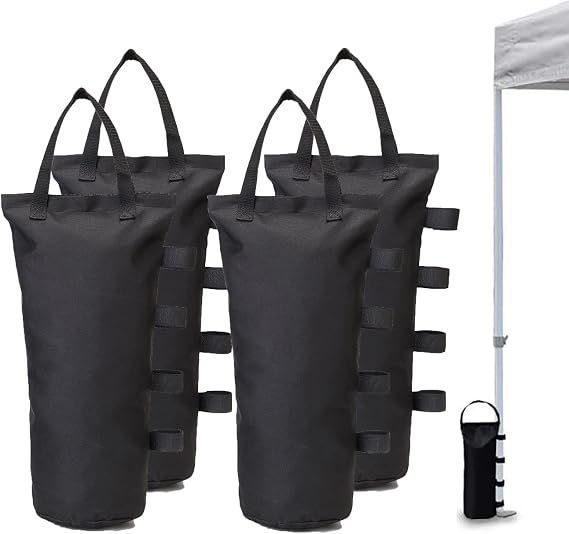 Canopy Weights Bag Leg Weight for Pop up Canopy Tent, Sand Bags for Patio Umbrella Instant Outdoor Sun Shelter,4pcs-Pack
