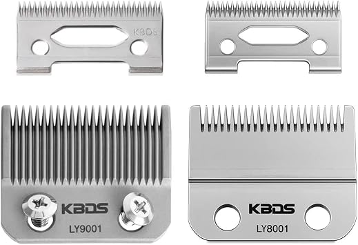 KBDS Professional Replacement Clipper Blades,Pecision 2 Holes clipper parts blade for Wahl Magic Clip,Super Taper,5-Star Senior,
