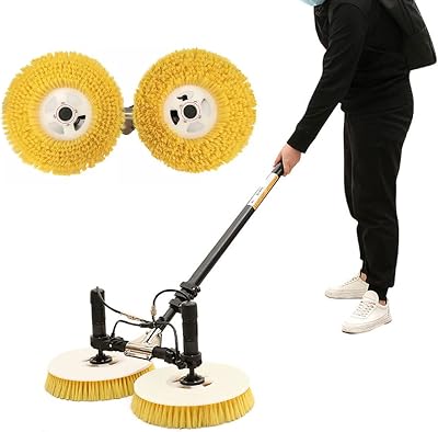 Telescopic Solar Panel Cleaning Robot - Double Head PV Panel Wash Machine, Window Cleaning Brush Pole for Home & Commercial Use, Efficient Solar Cleaner Equipment