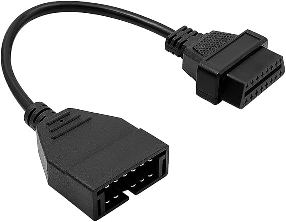 OBD 1 Scanner OBD1 to OBD2 GM Adapter OBD II 16 Pins Socket Scan Diagnostic Extension Tool Cable Connector Replacement for GM Popular