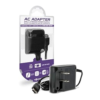 Tomee AC Adapter for GameBoy Micro Replacement Charger, Fold - Away Plug, Travel-Friendly Design for Game Boy Micro