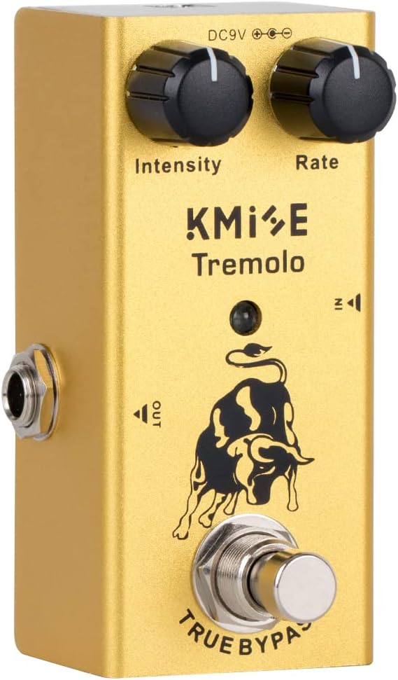 lotmusic Tremolo Electric Guitar Effects Pedal Mini Single Type DC 9V True Bypass