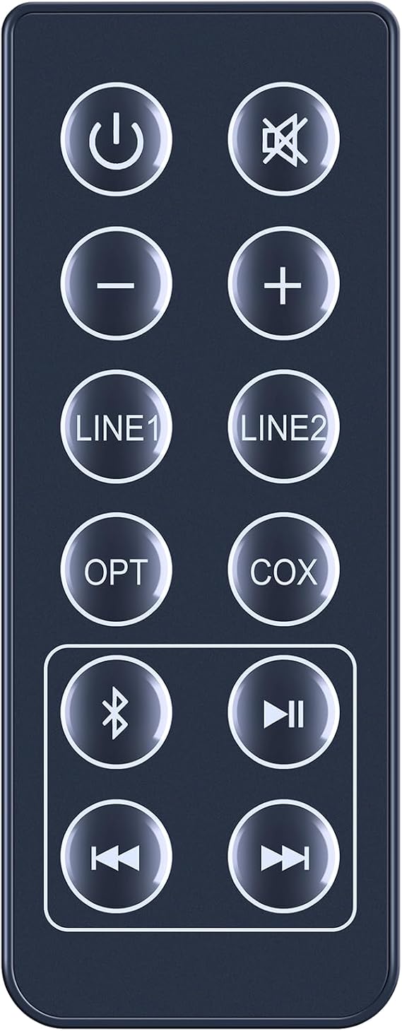 Replacement Remote Control for Edifier Bluetooth Bookshelf Speakers Compatible with R1280DB & RC10E