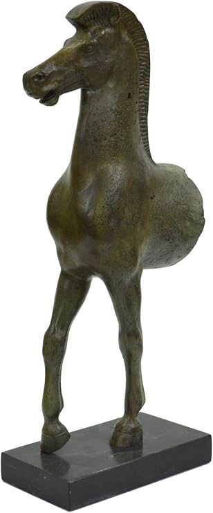 Horse Sculpture Ancient Greek Bronze Statue - Acropolis Museum Replica