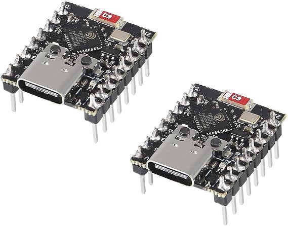 2x ESP32-C3 Super Mini Development Board Mini ESP32 C3 (soldered)