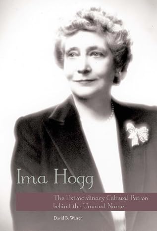 Ima Hogg: The Extraordinary Cultural Patron behind the Unusual Name