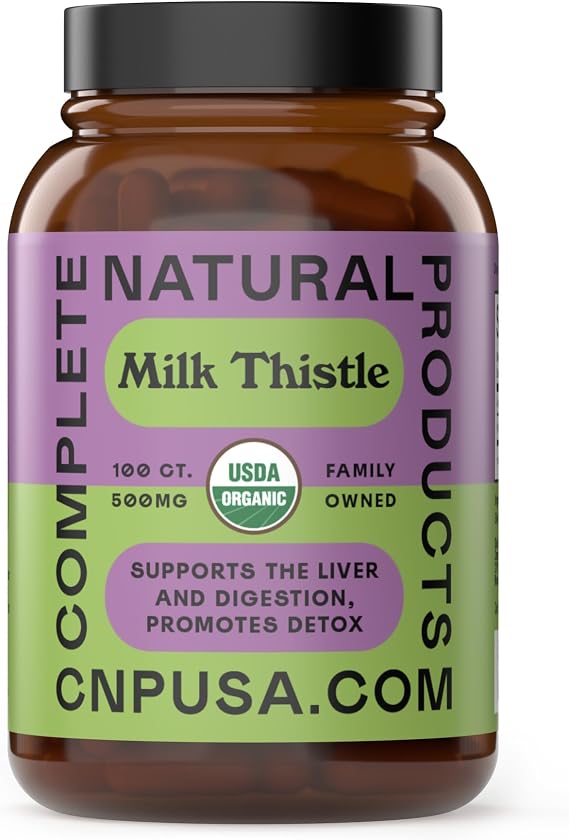 CNP | Milk Thistle Capsules 500mg - Silymarin, Liver Detox Support Aid