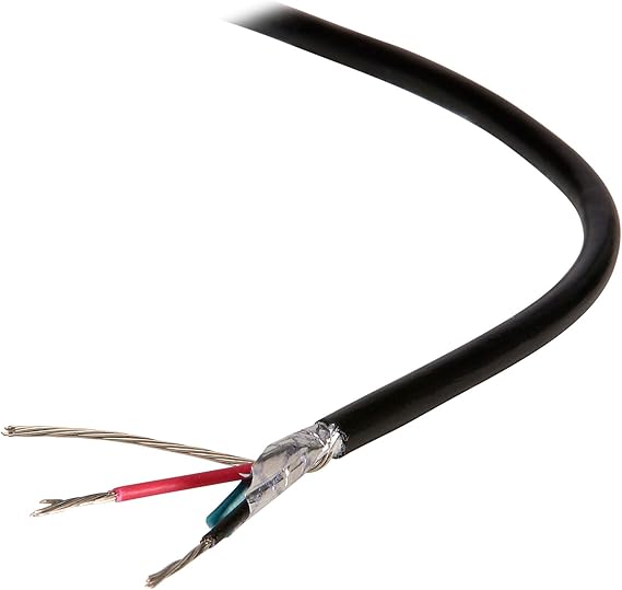 Belden Brilliance 8451 22 AWG 2C Mic Line Instrument Cable Beldfoil Shield 100 ft. USA