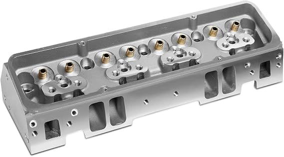 DNA Motoring LEPOW-038 Aluminum Bare Angled Cylinder Head For Chevy SBC 302 327 350 383 400