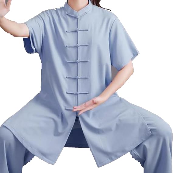 Tai Chi Clothing Martial Arts Chinese Traditional Men Women Kung Fu Taekwondo Training Clothes(Small)