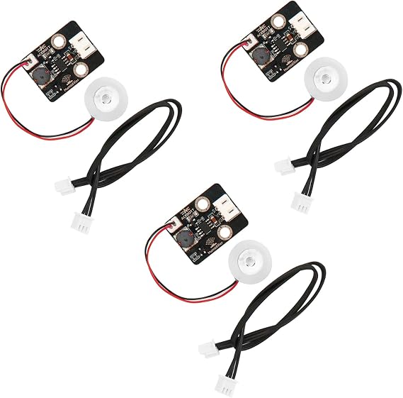 ACEBOTT 3Pcs Humidifier Module, Spray Module Circuit Board, Atomization Module 5V Atomization Plate Circuit Board Atomization Module Atomizer DIY Incubation Experimental Equipment for Ultrasonic DIY