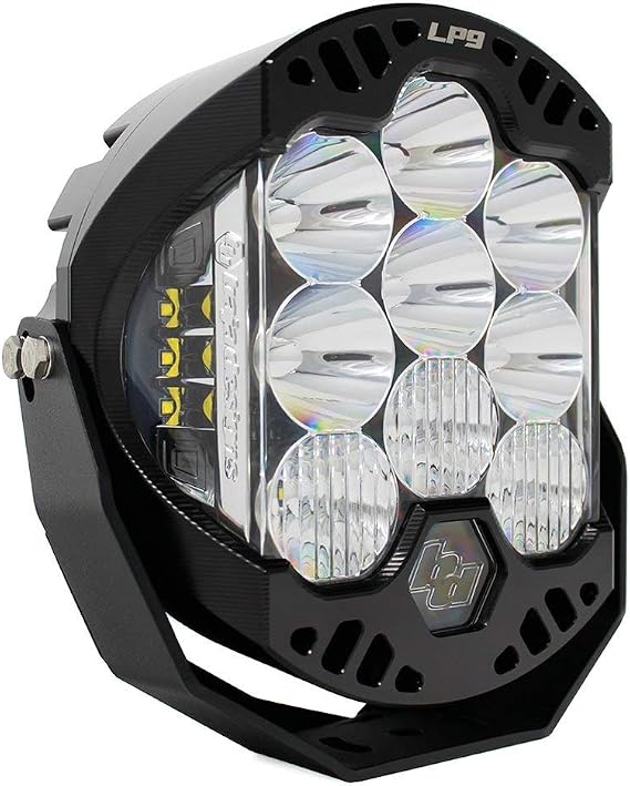 Baja Designs 330001 LED Light Pod (High Speed Spot Pattern Clear LP9 Racer Edition Series), 1 Pack
