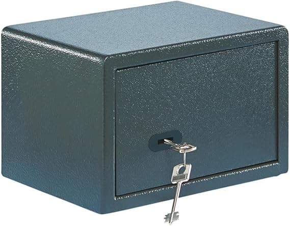 BURG-WÄCHTER Möbeltresor mit Schlüssel Inkl. Fachboden Zur Wand- und Bodenbefestigung 67 l 7 kg Pure-Safe PS 110 K anthrazit