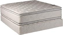 Dream Solutions USA Dream Sleep Hollywood Gentle Plush Two-Sided Full Mattress Set with Bed Frame Included - PillowTop, Spine Support, Sleep System with Enhanced Cushion Support, Longlasting