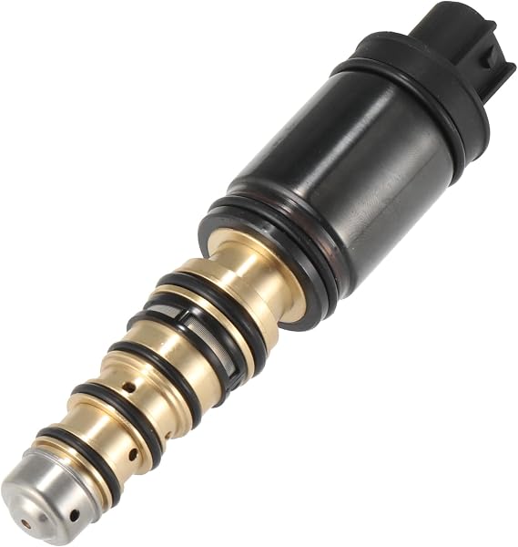 X AUTOHAUX Car Air Condition Compressor Control Solenoid Valve for Toyota | for Toyota Corolla 1.8L 2014 2015 2016 2017, for 6SES14C 7SES17C 7SEU17C AC Compressor