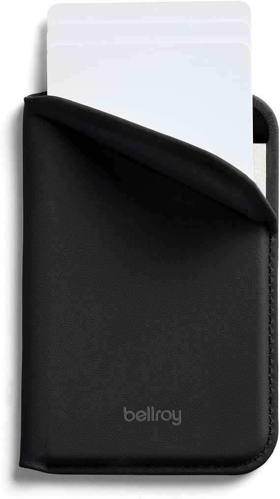 Bellroy Mag Wallet FutureGrain, Magnetic Card Holder - Black