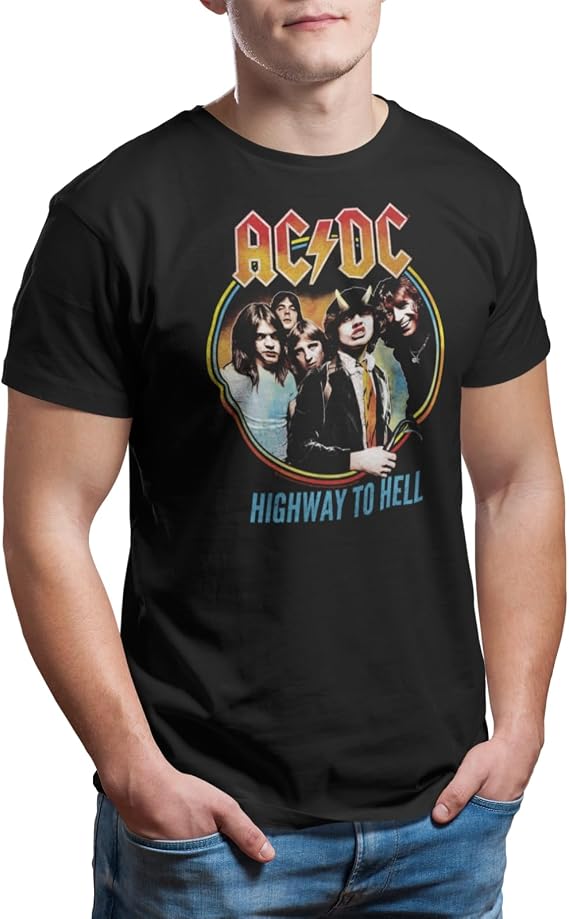 American Classics AC/DC Highway to Hell Album Graphic T Shirt Black