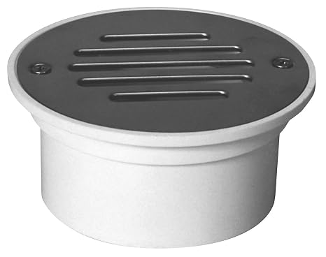 Zurn FD2202-PVC General Purpose Floor Drain, PVC Body, 3" x 4" Solvent Weld Connection