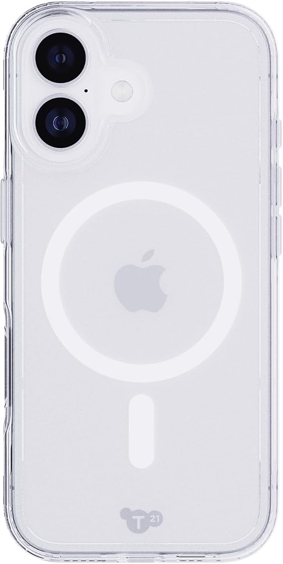 Tech21 EvoClear Case for iPhone 17 Clear | Slim Protective Case | Impact Protection | MagSafe Compatible