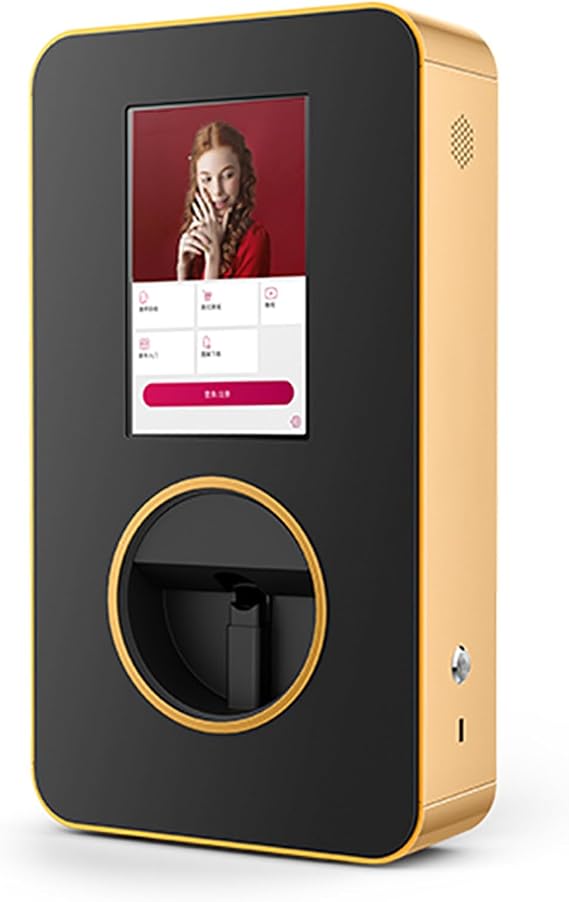 Professional 3D Nail Printer Mini Printer, Wall-Mounted Design, High-Definition Touch Screen, Identify Nail Shape, for Home/Beauty Salons/Nail Salon
