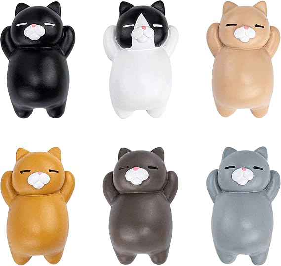 Fun Cat Refrigerator Magnets for Whiteboard, Office, Photos, Notes, Decorative Fridge Magnets