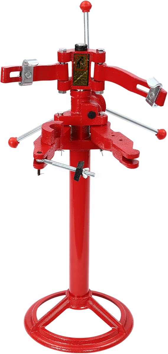 Vehicle Auto Spring Compressor, Hand Operate Strut Spring Compressor, Spring Coil Compressor, 2200 Lbs Capacity Jack Compression Tool w/Adjustable Height (Red)
