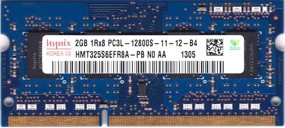 HYNIX HMT325S6EFR8A-PB 1600 MHZ, 2 GB, DDR3, RAM Stick