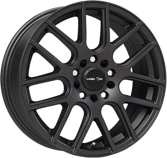 18" Inch Vision 426 Cross 18x8 5x114.3(5x4.5") +40mm Matte Black Wheel Rim