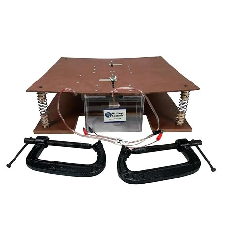 United ScientificTM Earthquake Vibration Table, 16x16 Inch STEM Shake Table