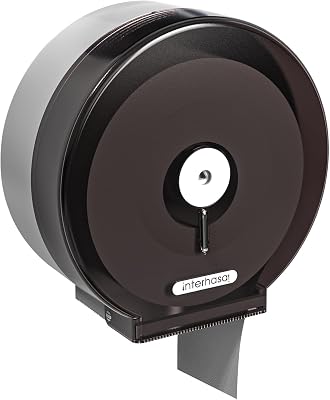 Toilet Tissue Dispenser Wall Mounted 9 Inch Single Jumbo Roll Commercial Toilet Paper Towel Dispenser with Key Lock for Bathroom