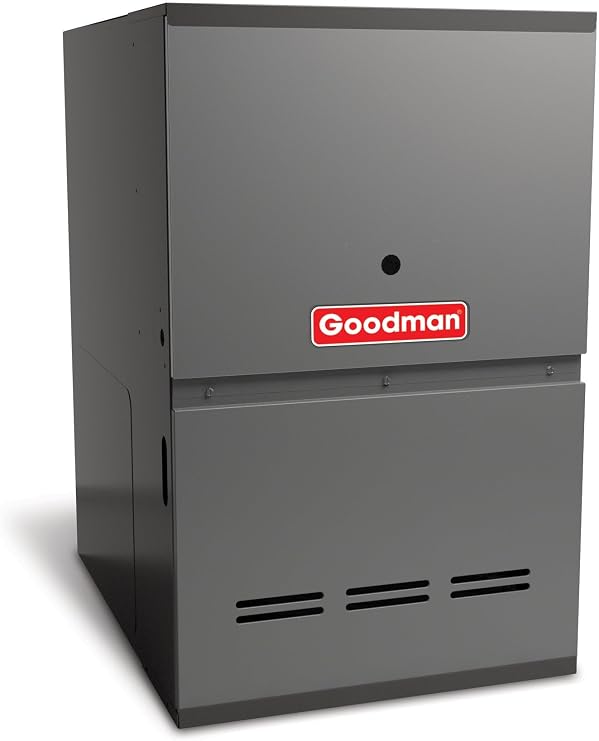 Goodman GD9T801005CX Central Air Conditioner Gas Furnace Component 100,000 BTU 80% AFUE Low NOx R-32 Ready Two-Stage 9-Speed ECM Individual Unit Replaces GC9C801005CX