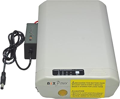 High Capacity 300 Watt-Hour 19V Rechargeable Battery Pack