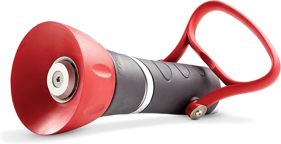 Gilmour Pro Twist Hose Nozzle, Fireman Hose Nozzle for Cleaning and Watering, Heavy Duty Garden Hose Nozzle with Adjustable Spray Pattern, Red | Fireman Hose Nozzle for Cleaning and Watering, Heavy Duty Garden Hose Nozzle with Adjustable Spray Pattern, Red