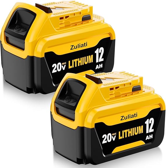 2Pack 12.0Ah DCB206 Replacement for Dewalt 20V Max Battery-SHAN720